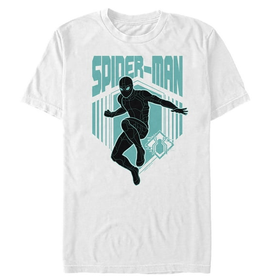 Men's Marvel Spider-Man: Far From Home Shadow Streak  Graphic Tee White Medium
