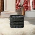 thumbnail image 3 of FOCUSNORM Chauffe-Nuque Confortable Mode Imprimé Lettre Hiver pour Hommes, 3 of 8