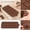 Brown, variant on 8-Cavity Mango Series Mousse Silicone Mold, Professional Half-Sphere Tray for Fruit Desserts, Chocolate, and Soap