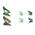 thumbnail image 1 of 6pcs Cute Stylish Shoe Clips Set, Handmade DIY Decorative Shoe Buckle Accessory Plastic for Sports Shoes, Sandals, Wristbands, 1 of 8