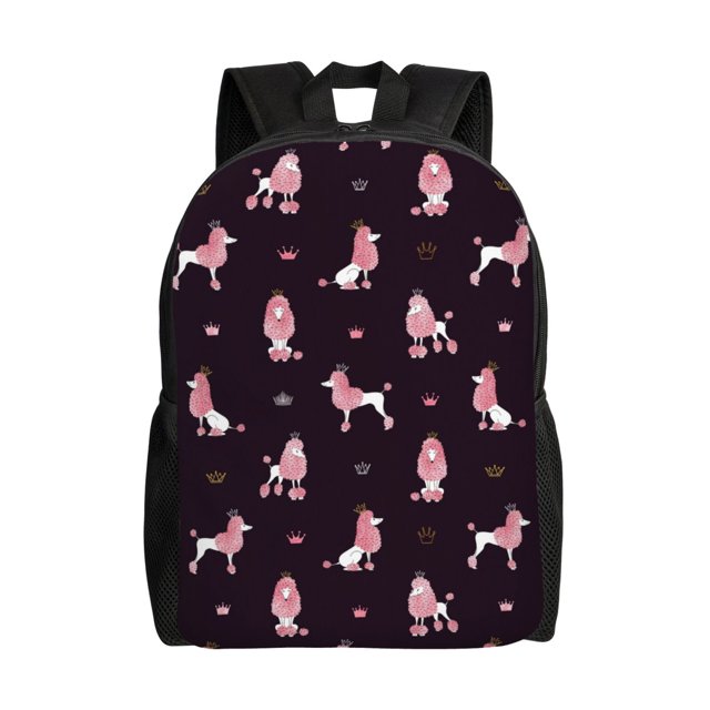 Balery Poodle Dog Mochila - Mochila Estilosa y Duradera para Laptop de 15 Pulgadas con Tela Oxford Impermeable