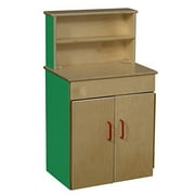 Wood Designs 20700G Green Apple Classic Deluxe Hutch, 34.62" Height, 20.5" Width, 15" Length