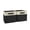 Black, variant on Collapsible Storage Cube Set of 2, 10" Tall Folding Fabric Storage Bins, Space Saving Organizer for Shelves, Closets and Home Storage
