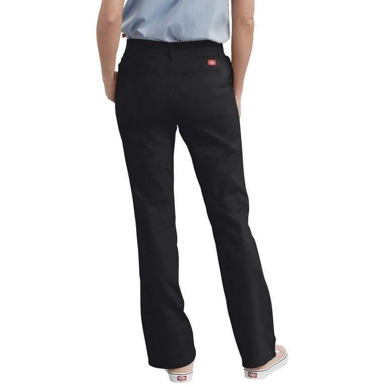 Amazon.com: Dickies Women's Size Perfect Shape Bootcut Twill