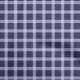 thumbnail image 1 of oneOone Georgette Viscose Violet Fabric Tartan Dress Material Fabric Print Fabric By The Yard 42 Inch Wide, 1 of 4