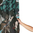 thumbnail image 4 of Demon Slayer: Kimetsu No Yaiba Bathroom Shower Curtain,Bath Curtains Durable Waterproof Bath Curtain with 12 Hooks,72x72in, Adluts Girls Boys Bathroom Decor House Gifts, 4 of 7