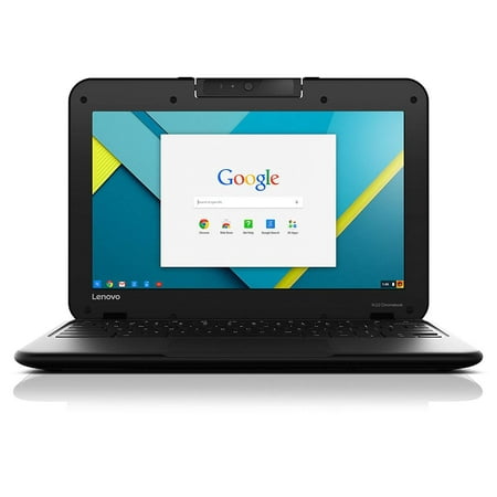 Lenovo Chromebook N22 11.6u0022 Laptop, Intel Celeron N3050, 4GB RAM, 16GB HD, Chrome OS, Black (Refurbished)