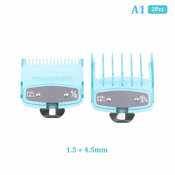 ACDANC 2/8/10Pcs Hair Clipper Limit Comb Guide Attachment Size Barber Replacement 1.5/3/4.5/6/10/13/16/19/22/25mm