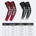 thumbnail image 5 of 1 Pair Cooling Arm Sleeves for Men & Women, UV Protective UPF 50 Tattoo Cover Up Adult Children Polyester Sunshade Hand Elbow Protection Cover Summer Cycling Sportswear Accessories Outdoor, 5 of 8