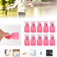 thumbnail image 4 of 10pcs Squid Jig Hook Protector Shrimp Fishing Jigs Lure Hook Protector Covers Covers Caps Red L, 4 of 9