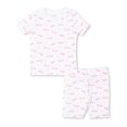 thumbnail image 1 of Ensemble de Pyjama Court Imprimé Baleine pour Filles Tout-Petits - Rose-2, 1 of 1