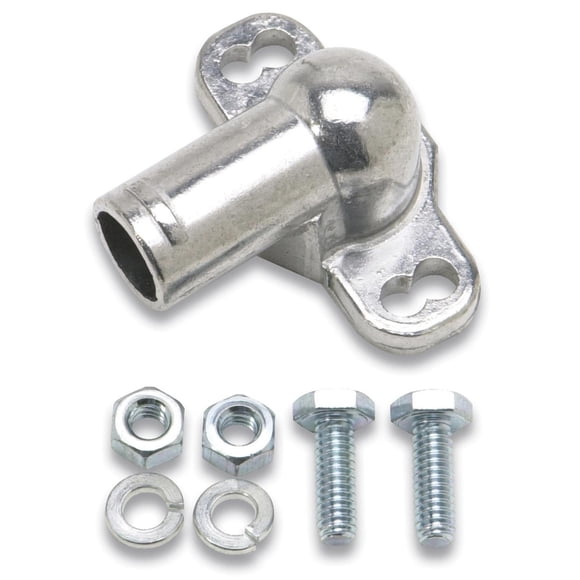 Edelbrock Adapter Fitting 1205 OEM Size; Chrome; Aluminum; Single