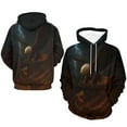 thumbnail image 5 of LAOLIUSN Men's American Flag Bald Eagle Graphic Hoodie, 3D Patriotic Theme Sweatshirt, All-Over Print Pullover, S-4XL, 5 of 7