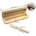 thumbnail image 5 of Vintage Fountain Pen Bamboo Fountain Pen 14 Cm/5.5 Inch, Executive Fountain Pen Set, 5 of 5