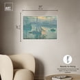 thumbnail image 5 of Monet-Sunrise Classic Monet Art Prints Canvas Wall Art by Art Remedy, White Floater Frame, 30"x24", 5 of 7
