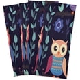 thumbnail image 2 of 4 Pack Cute Owls Kitchen Towels Highly Absorbent, Super Soft Dishcloths 18 x 28 Inches Reusable Quick Drying Tea Towels Set for Home,Kitchen Decor Wash cloth, 2 of 7