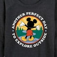 thumbnail image 3 of Mickey & Friends - Perfect Day Explore Outside - Women's Lightweight French Terry Long Sleeve Shirt, 3 of 5