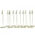 thumbnail image 6 of Gseagtia 10PCS Metal Table Card Holders for Business Cards & Messages Golden Glamour, 6 of 8