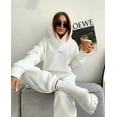 thumbnail image 6 of Women's Knitted Fleece Casual Suit Two-piece Set, 6 of 6