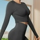 thumbnail image 2 of Camiseta de yoga para mujer, suave, ligera, deportiva, muy elástica, moderna. L, 2 of 9