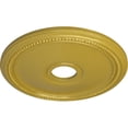 thumbnail image 3 of Ekena Millwork 18"OD x 3 5/8"ID x 1 1/8"P Diane Ceiling Medallion (Fits Canopies up to 5 3/8"), Hand-Painted Rich Gold, 3 of 6