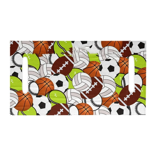 Funda de asiento de carrito de golf, toalla, manta de asiento, ligera, para asientos de 2 personas, Club Car. Estilo D