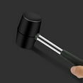 thumbnail image 3 of Multistyle Rubber MalletHammer Tool Durable Rubber Head For Flooring Tent Stakes Woodworking Tile Installation Home Decoration Black Block For Plank Flooring Mallet Rubber Sled Wheels Scale 75 Set, 3 of 3