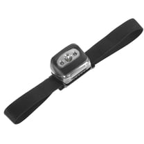 Luxshiny Battery Powered LED Headlamp Black Lightweight with Adjustable Headband for Hiking