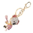 thumbnail image 1 of Rhinestone Koala Llavero, Llavero Novedoso de Las Mujeres de Llavero Koala de Aleación de Zinc Rosa para Mochila para Bolsos, 1 of 7