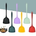 thumbnail image 4 of sunsanly Silicone Spatula Wide Non-stick Heat Resistant Comfortable Grip Easy Clean Frying Food Grade Cooking Spatula Beef Meat Egg Pastry Scraper Kitchen Supplies, 4 of 7