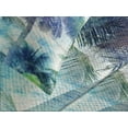 thumbnail image 4 of Ambesonne Tropical Quilted Bedspread Set 3 Pcs, Watercolor Palm Retro, King Size, Multicolor, 4 of 5