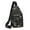 Black, variant on Waterproof Crossbody Bags for Men Women One Strap Shoulder Bag Lightweight Sling Backpack for Travel