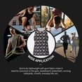 thumbnail image 7 of Lsque Bohemian Chicken Pattern Mens Tank Tops Muscle Athletic Quick Dry Sleeveless Workout Fitness T Shirts Beach Tank Top, Loose-fit Sleeveless Shirt for Men-3X-Large, 7 of 7