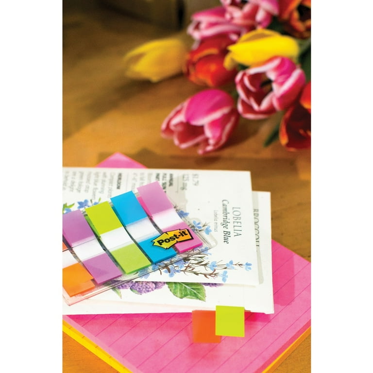 Post-it Stick Flags, Office Supplies Pack, Assorted Bright