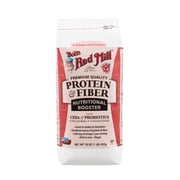 Bob's Red Mill Protein & Fiber Nutritional Booster Powder, Unflavored, 20g Protein, 1.0lb, 16.0oz