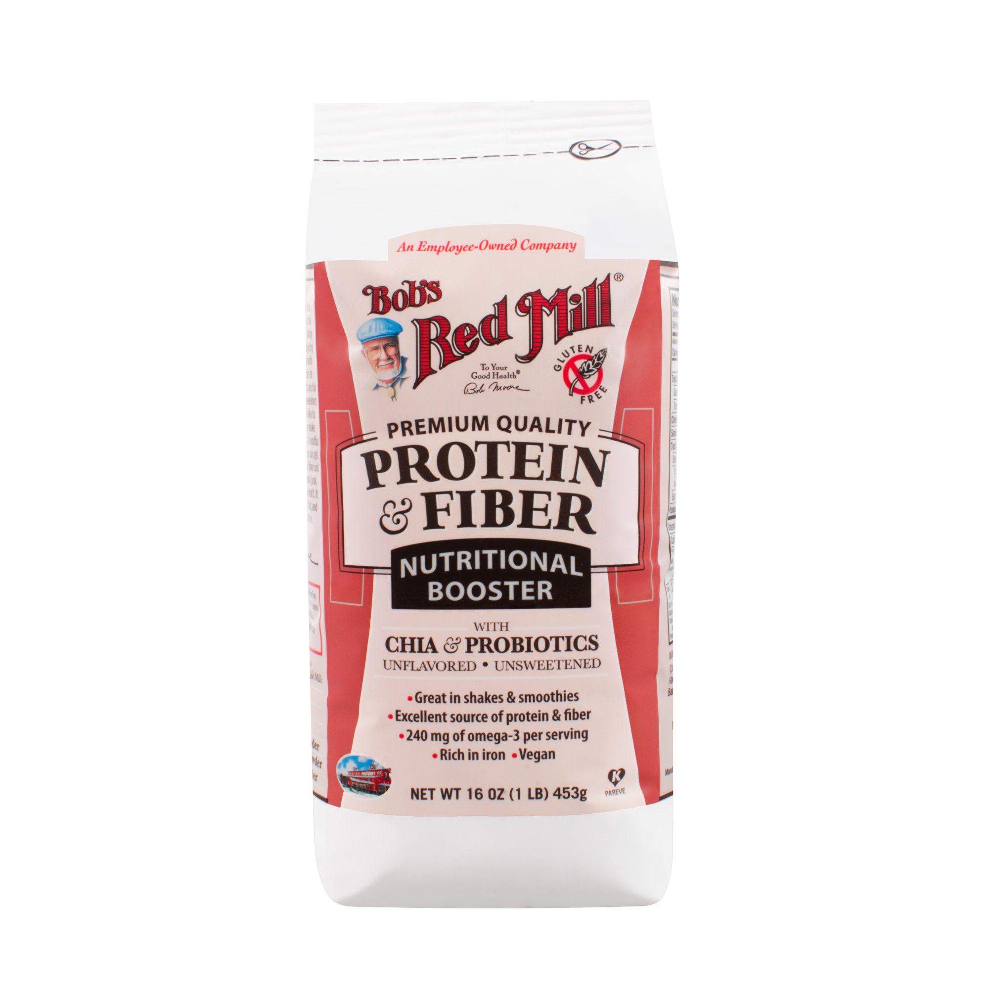 Bobs Red Mill Nutritional Protein & Fiber Booster, 16 Oz