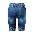thumbnail image 3 of Cathalem Ladies Lined Yoga Pants High Running Print Women's Yoga Leggings Floral Stretch Loose Yoga Pants with Pockets Pants Blue X-Large, 3 of 4