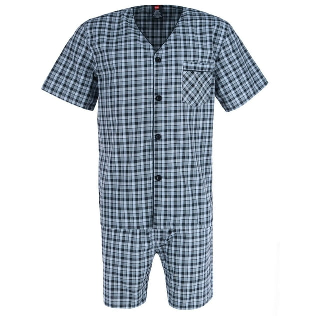 Hanes Ensemble de Pyjama à Manches Courtes et Jambes Courtes (Hommes)