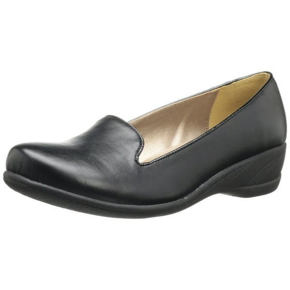 Soft Style Women's  Lindzey Shoes,  Black Vitello, Size 7.5 M