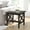 Dark Gray, variant on Merrick Lane Rustic End Table, Farmhouse Style Solid Wood Accent Table in Acacia Gray and Rustic White