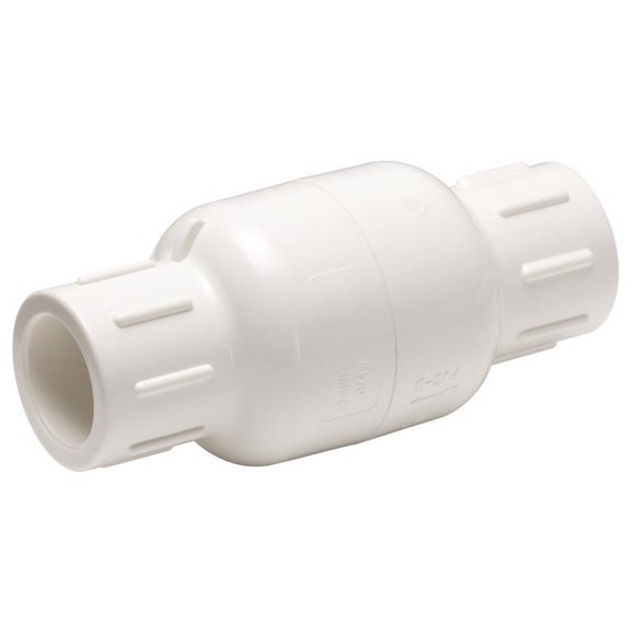 Válvula de retención Homewerks Solvent PVC accionada por resorte de 1,5 cm de profundidad