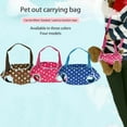 thumbnail image 4 of Portable Pet Dog Carrier Puppy Backpack Outdoor Travel Carrying Bag Shoulder Bag, 4 of 7