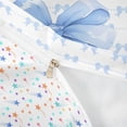 thumbnail image 4 of Erosebridal Cute Bowknot Duvet Cover Set for Girls, Blue Ribbon Bedding Full, Colorful Stars Reversible, 1 Duvet Cover and 2 Pillowcases (No Comforter), 4 of 5