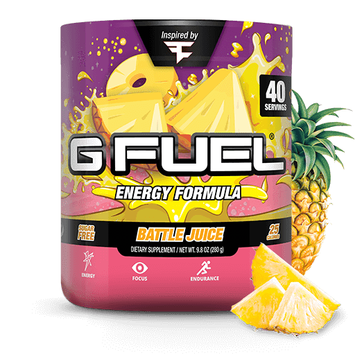 G Fuel Elite Energy And Endurance Powder Tub Faze Battle Juice 40 Servings Inspired By Faze Clan Walmart Com Walmart Com