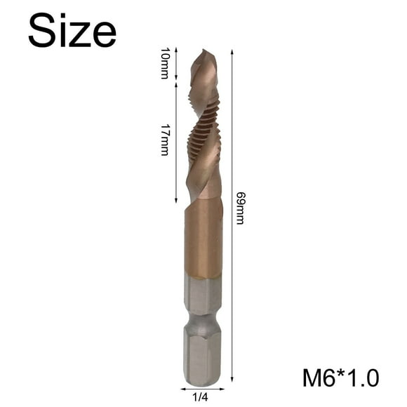Cobalt Tapping Drilling Integrated Composite Tap Tools for Mechanic Three-In-