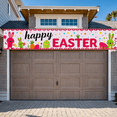 thumbnail image 5 of Colorful Easter Bunny Egg Star Design Happy Easter Banner Party Backdrop Decorations for Easter Party Easter Decoration Photography Props Family Gatherings, 5 of 7