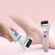 thumbnail image 1 of Quitacallos eléctricos recargables - Herramienta portátil de pedicura con 2 cabezas de rectificado, carga USB, rosa/verde, 1 of 8