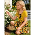 thumbnail image 2 of Girls Dresses Adjustable Strap Sleeveless A Line Dress with Cardigan 2 Piece Set Casual Sundress for Girls 7-14T, 2 of 8