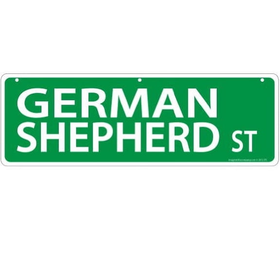 Imagine This German Shepherd Street Sign