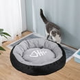 thumbnail image 5 of saidjrlf Calming Dog Beds,Round Dog Cuddler Cozy Washable Fluffy Plush Pet Bed,Soft Donut Cushion,Round Kennel for Small and Medium Sized Non-slip Plush Curved Beds for Improved Sleep, 5 of 6